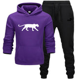 Winter Autumn Men Hoodie sweatshirt jacket+ joggers sweatpants man printing suits sportwear Tracksuit Fight Color Brand clothing