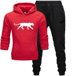 Winter Autumn Men Hoodie sweatshirt jacket+ joggers sweatpants man printing suits sportwear Tracksuit Fight Color Brand clothing