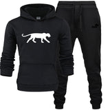 Winter Autumn Men Hoodie sweatshirt jacket+ joggers sweatpants man printing suits sportwear Tracksuit Fight Color Brand clothing