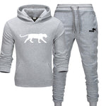 Winter Autumn Men Hoodie sweatshirt jacket+ joggers sweatpants man printing suits sportwear Tracksuit Fight Color Brand clothing