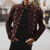 PU Leather Jacket Men Autumn Long Sleeve Black Plus Size 3XL Zipper Beading Short Jacket Men's Winter Coat Outwear Windbreaker