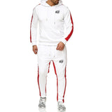 New Tracksuit Men Fashion Long Sleeve Hoodies+Pants Set Male Tracksuit Sports Suit Men's Gyms Set Casual Sportswear Suit 2019