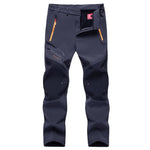 Tactical Waterproof Hiking Pant Men Breathable Stretch Softshell Fleece Lined Pants Outdoors Sports Plus Size 4XL 5XL Winter