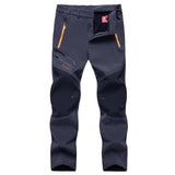 Tactical Waterproof Hiking Pant Men Breathable Stretch Softshell Fleece Lined Pants Outdoors Sports Plus Size 4XL 5XL Winter