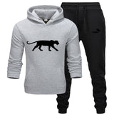 Winter Autumn Men Hoodie sweatshirt jacket+ joggers sweatpants man printing suits sportwear Tracksuit Fight Color Brand clothing