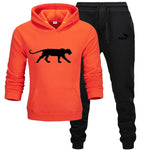 Winter Autumn Men Hoodie sweatshirt jacket+ joggers sweatpants man printing suits sportwear Tracksuit Fight Color Brand clothing