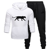Winter Autumn Men Hoodie sweatshirt jacket+ joggers sweatpants man printing suits sportwear Tracksuit Fight Color Brand clothing