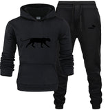 Winter Autumn Men Hoodie sweatshirt jacket+ joggers sweatpants man printing suits sportwear Tracksuit Fight Color Brand clothing