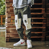 Men's Side Pockets Harem Pants 2020 Autumn Hip Hop Casual Ribbons Design Male Joggers Trousers Fashion Streetwear Pant Black