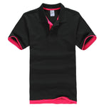 PDTXCLS Mens Polo Shirts Men Desiger Polos Men Cotton Short Sleeve shirt Clothes jerseys Golf Tennis Polos Big Size XXL Solid
