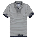 PDTXCLS Mens Polo Shirts Men Desiger Polos Men Cotton Short Sleeve shirt Clothes jerseys Golf Tennis Polos Big Size XXL Solid