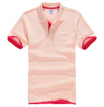 PDTXCLS Mens Polo Shirts Men Desiger Polos Men Cotton Short Sleeve shirt Clothes jerseys Golf Tennis Polos Big Size XXL Solid