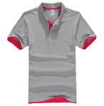 PDTXCLS Mens Polo Shirts Men Desiger Polos Men Cotton Short Sleeve shirt Clothes jerseys Golf Tennis Polos Big Size XXL Solid
