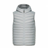 SEMIR Men Quilted Lightweight Hooded Down Vest with Zip Pocket Hooded Puffer Vest Chinlon Lined with Inner Pocket Zip Closure